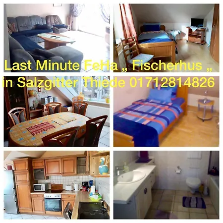 Christinas Fewo Fischerhus Mit 3 Schlafzimmer, Kueche, Wohnzimmer,badezimmer , Balkon U Garten U Parkplatz In Thiede 公寓 萨尔茨吉特